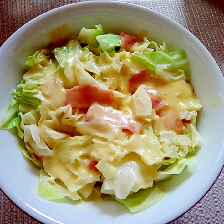 簡単 キャベツとベーコンとチーズのレンジ蒸し レシピ 作り方 By シナモンカール 楽天レシピ